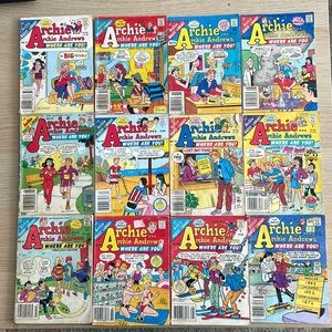 Vintage Archie Comics - 12 Archie Andrews Where Are You? Digests